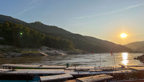 Pak Beng Boat and Mekong River, Laos